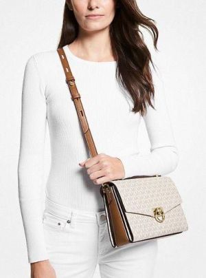 Micaheel kors hendrix with og box(21009 beige brown)