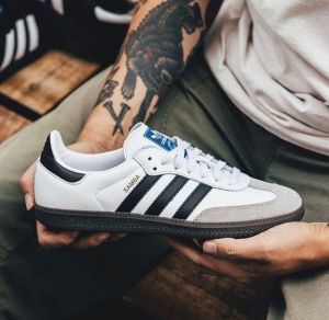 Addidas samba white black