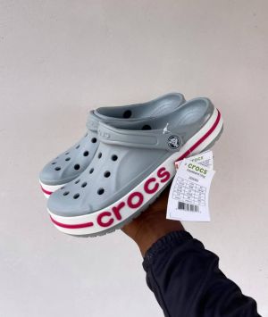 Crocc.s Bayaband Classic Clogs GreyPink
