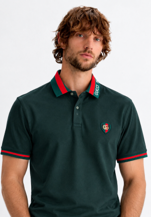 GUCCXI IMPORTED STORE ARTICLE POLO T SHIRT