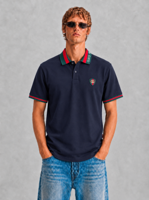 GUCCXI IMPORTED STORE ARTICLE POLO T SHIRT