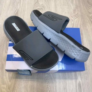Skecherrs Go Walk Flex Premium Grey Black Flip-Flop