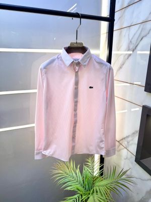 Lacos Pink Embroidery Logo Lining Premium Shirt F4034-PI