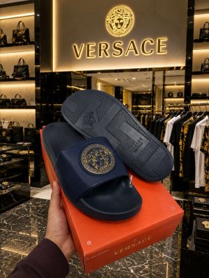 Versace Flip Flop Navy Blue 465