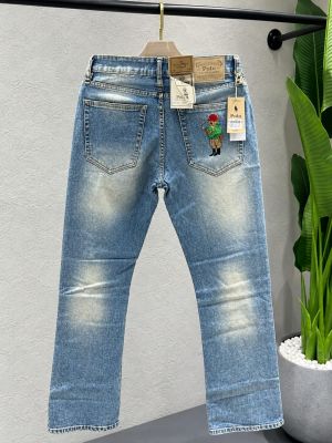 Ralp Lauren Bootcut Premium Imported Fabric Denim With Back Pocket Embroidered Work Logo 4580