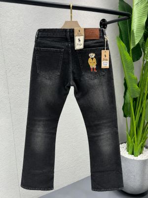 Ralp Lauren Bootcut Premium Imported Fabric Denim With Back Pocket Embroidered Work Logo 4582