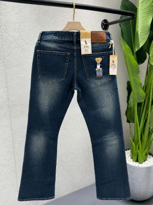 Ralp Lauren Bootcut Premium Imported Fabric Denim With Back Pocket Embroidered Work Logo 4581