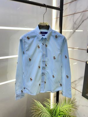 Ralp Lauren Polo Sky Lining Premium Oxford Lycra Shirt F3898-SK1