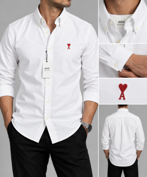 Ami Paris Premium High Quality Oxford Shirts 2483