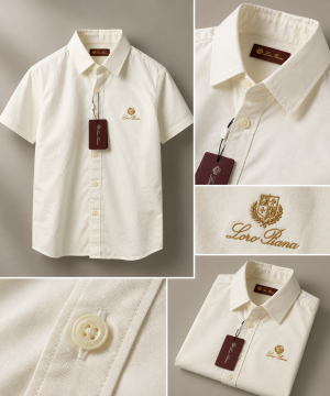Loro Pian_a Premium Half Sleeves Shirt 2349