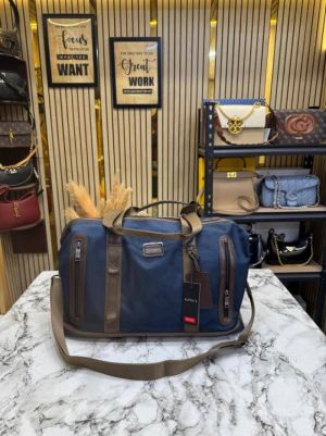 Tumi Alpha 3 Expedition Travel Duffle Bag (Blue) (T95885)