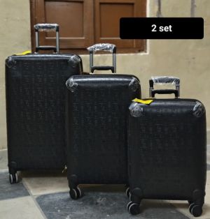 FENDDI TROLLEY BAG PREMIUM QUALITY PRODUCT EMBOSSED BLACK
