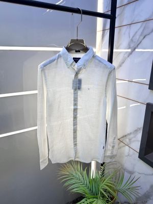 Hacke Linen White Premium Shirt F4032-WH