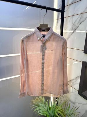 Hacke Linen Pink Premium Shirt F4032-PI