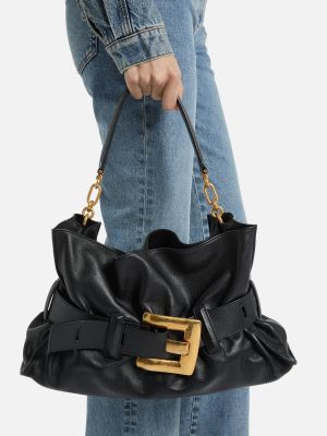 Balmaiin Medium Anthem Bag In Smooth Leather With DustCover