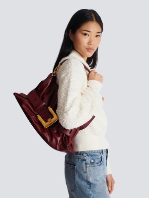 Balmaiin Medium Anthem Bag In Smooth Leather With DustCover