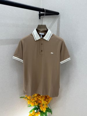 Lacost Camel Premium Collar Neck Polo T-shirt With Brand Packing F3971-CA
