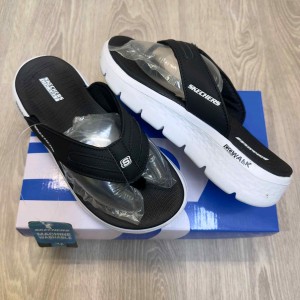 Skecherrs Go Walk Comfort Premium Black White Simplex