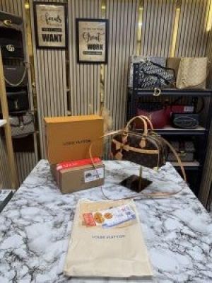 Loui Vuitton Speedy mono handbag with double og box and dust bag (m13084)