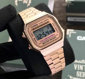 Casio Vintage A168 Unisex Rosegold