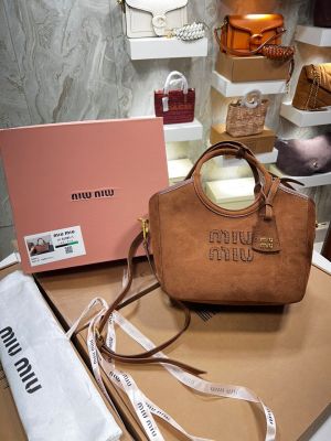 Miu Miu Ivy Tote Bag With Dual Top Handles With Original Box Prmium 100% High End Quality