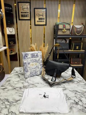 Christian_Dio_Saddle_With_Crossbody_Bag_With_DAMAGE-BOX_And_Dust_Bag_(Black)