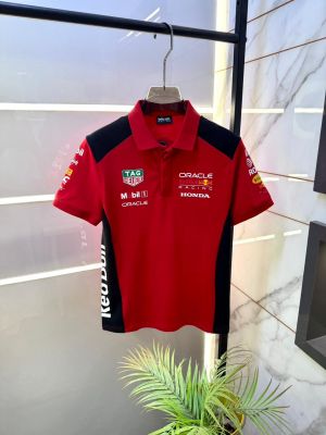 Redbull_Red Polo Premium Collar Neck T-shirt F5123-RE