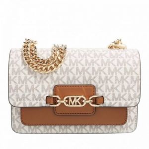 Michaell_Kors MK Heather Logo Shoulder Bag With Box & Dust Bag