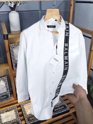 Balm Pocket Logo Shirts White K287-W