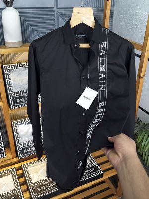 Balm Pocket Logo Shirts Black K287-B