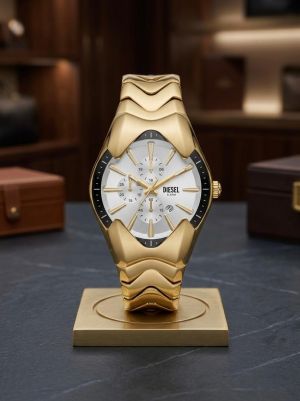 Diesee_l Mercurial Chronograph Gold White 499