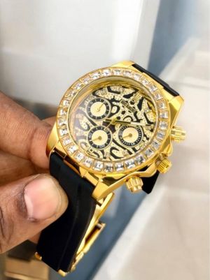 Roleex Daytona Tiger Eye Gold