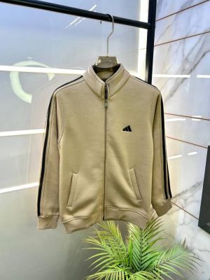 Adida Imported Beige Super Premium Zipper Jacket F3355-BE