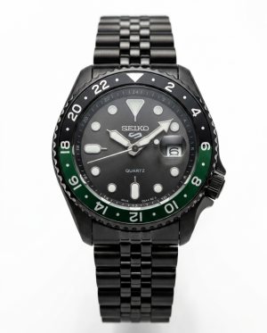 Seiko Gmt Master Green black dail