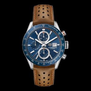 Tag Heuee_r Carrera Caliber 17 brown and blue