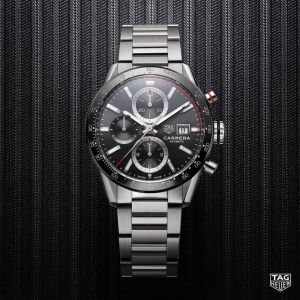 Tag Heuee_r carrera caliber 17 japan silver Black