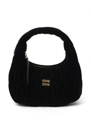 Miu miu Suede Leather Hobo Bag With Ogbox Dustcover Long Belt Etc Model No 680
