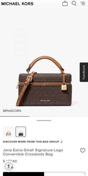 Michaeel kors Mk Jana Medium Convertible Crossbody Bag With Ogbox Carrybag Premium Model No