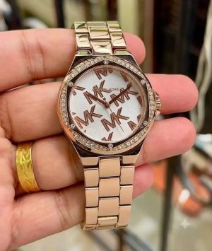 Michael l Kors Lennox Rosegold White Dial