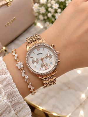Fossiil Women chronograph White Dial