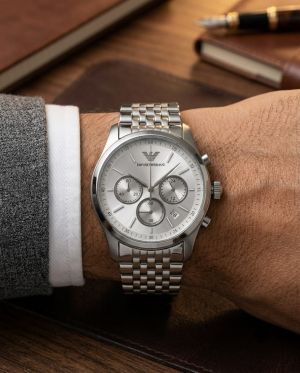 Emporio Armaan_i AR11581 Chronograph Silver-White
