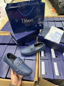 Diyorr Odeon Loafer Navy Blue Calfskin Premium