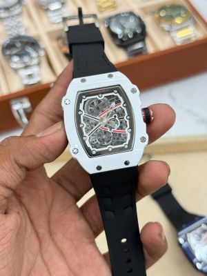 Richard_mille Premium Quality Black White Watch Fa 1587