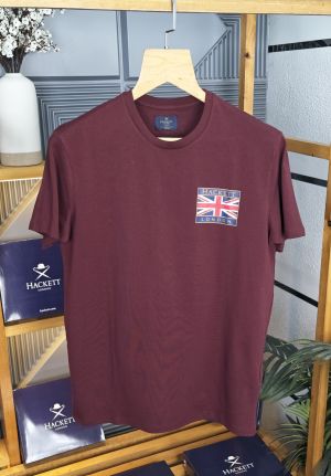 Hk Round Neck T Shirt Wine K267-WN