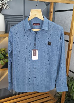 Loro_P Shirts Blue K288-BL