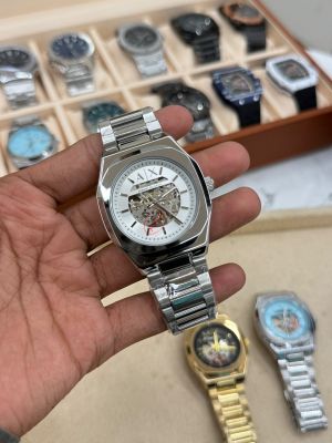 Armaa_ni Exchange Skeleton Automatic Watch Fa 1606