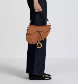 Christian Diyor saddle crossbody bag with box 6778