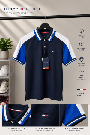 Tommy Hilfiiger Premium Polo T-Shirt With OG Box Packaging 2197