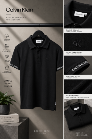 Calvin Kleiin Premium Polo T-Shirt 2580