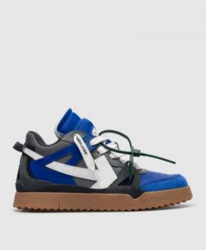 OF WHITE MIDTOP SPONGE SNEAKERS MADE OF LEATHER